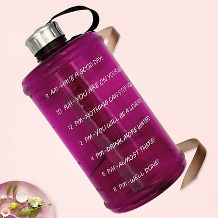 HAXMNOU Gallon Water Bottle Fitness Workout with Time Marker Drink Large 73OZ Capacity
HAXMNOU Gallon Water Bottle Fitness Workout with Time Marker Drink Large 73OZ Capacity