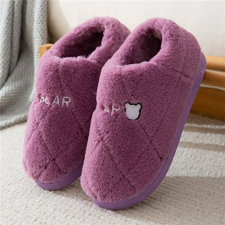 CoCopeanut Couples Home Slippers Women Men New Fashion Warm Winter Furry Soft Short Plush Slipper Non Slip Bedroom Slides Indoor Shoes
CoCopeanut Couples Home Slippers Women Men New Fashion Warm Winter Furry Soft Short Plush Slipper Non Slip Bedroom Slides Indoor Shoes