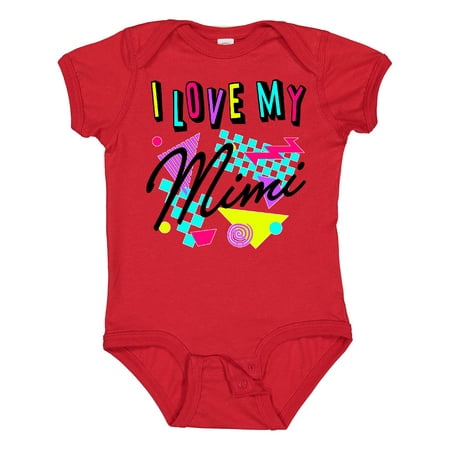 Inktastic I Love My Mimi- 80s Retro Style Gift Baby Boy or Baby Girl Bodysuit
Inktastic I Love My Mimi- 80s Retro Style Gift Baby Boy or Baby Girl Bodysuit