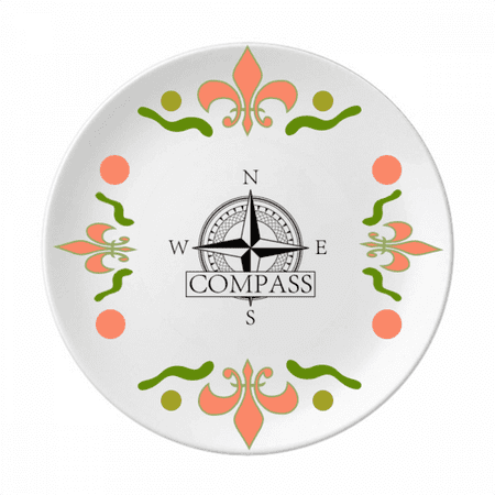 Direction Compass Navigation Astronomy Flower Ceramics Plate Tableware Dinner Dish
Direction Compass Navigation Astronomy Flower Ceramics Plate Tableware Dinner Dish