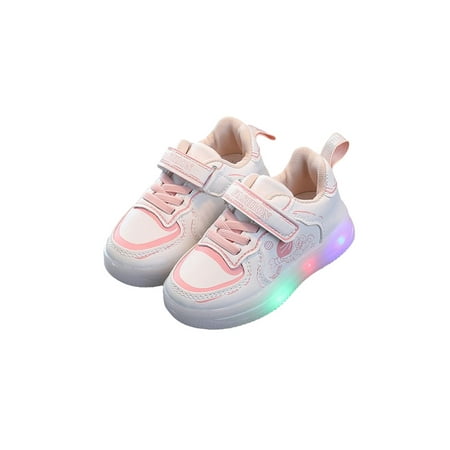 Fangasis Children Sneakers Sport Athletic Shoes LED Skate Shoe Kids Fashion Sneaker School Comfort Magic Tape Flats Pink 8C
Fangasis Children Sneakers Sport Athletic Shoes LED Skate Shoe Kids Fashion Sneaker School Comfort Magic Tape Flats Pink 8C