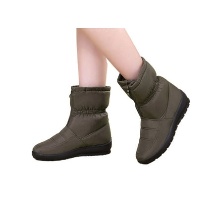 UKAP Women Slip Resistant Winter Warm Shoes Outdoor Comfort Snow Boots Walking Plush Lining Mid Calf Boot Green 8.5
UKAP Women Slip Resistant Winter Warm Shoes Outdoor Comfort Snow Boots Walking Plush Lining Mid Calf Boot Green 8.5
