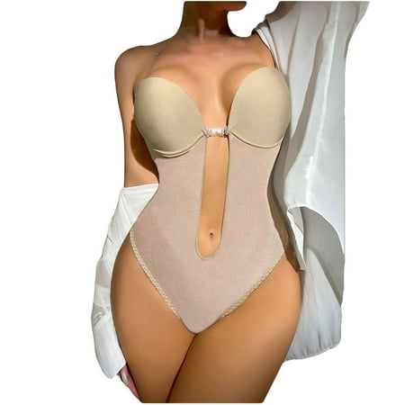 BIZIZA Women s Deep V Neck Mesh Lingerie Babydoll Sexy Snap Crotch Sleepwear One Piece Strapless Teddy Bodysuit Complexion XXL
BIZIZA Women s Deep V Neck Mesh Lingerie Babydoll Sexy Snap Crotch Sleepwear One Piece Strapless Teddy Bodysuit Complexion XXL
