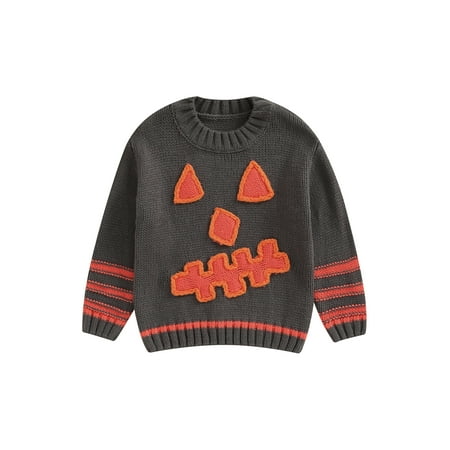 ELF Baby Halloween Sweaters Long Sleeve Crew Neck Pumpkin Face Embroidery Knit Tops Toddler Sweatshirts
ELF Baby Halloween Sweaters Long Sleeve Crew Neck Pumpkin Face Embroidery Knit Tops Toddler Sweatshirts