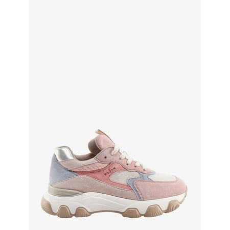 WOMAN Nylon and suede sneakers