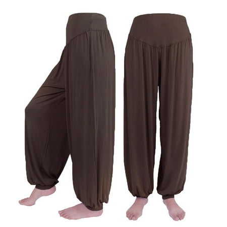 Yohome Womens Elastic Loose Casual Modal Cotton Soft Yoga Sports Dance Harem