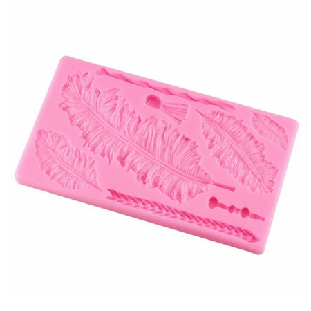 Feather Shaped Cake Mold Silicone Fondant Dessert Baking Mould Tool for Home Store Kitchen (Pink)
Feather Shaped Cake Mold Silicone Fondant Dessert Baking Mould Tool for Home Store Kitchen (Pink)