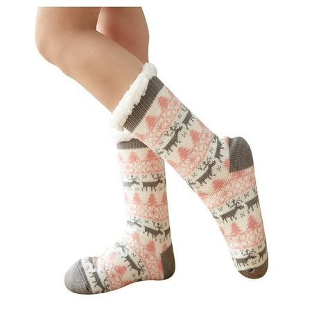 RPVATI Women s Winter Christmas Printed Thick Warm Slipper Socks Sleeping Soft Fluffy Microfiber Fuzzy Socks Christmas Gifts
RPVATI Women s Winter Christmas Printed Thick Warm Slipper Socks Sleeping Soft Fluffy Microfiber Fuzzy Socks Christmas Gifts