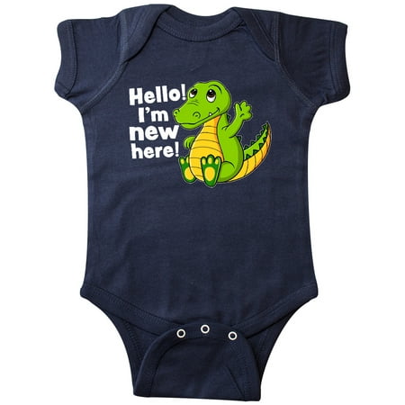 Inktastic Hello I m New Here with Cute Baby Alligator Gift Baby Boy or Baby Girl Bodysuit
Inktastic Hello I m New Here with Cute Baby Alligator Gift Baby Boy or Baby Girl Bodysuit