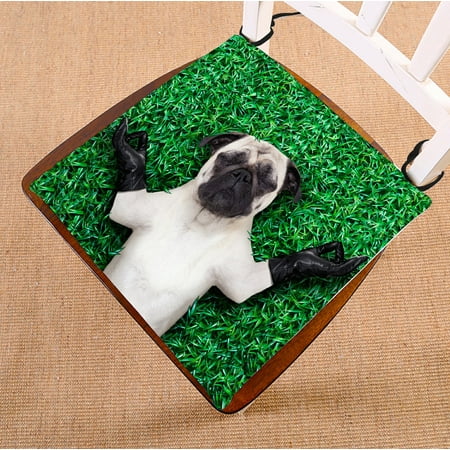 PHFZK Animal Chair Pad Cool Pug Dog Seat Cushion Chair Cushion Floor Cushion Two Sides Size 20x20 inches
PHFZK Animal Chair Pad Cool Pug Dog Seat Cushion Chair Cushion Floor Cushion Two Sides Size 20x20 inches