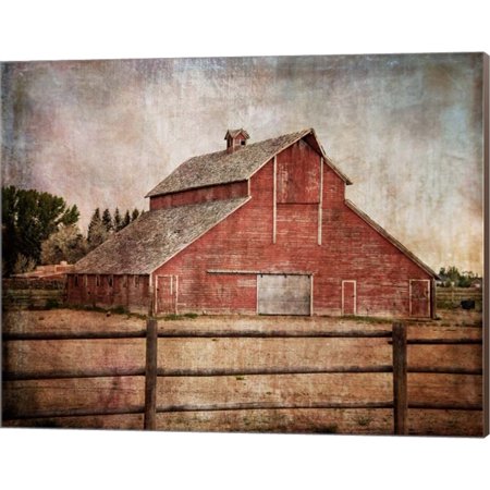 York Road Barn by Ramona Murdock, Canvas Wall Art, 20W x 16H