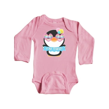 Inktastic I m 2 Cute Penguin with Sunglasses and Flowers Gift Baby Boy or Baby Girl Long Sleeve Bodysuit
Inktastic I m 2 Cute Penguin with Sunglasses and Flowers Gift Baby Boy or Baby Girl Long Sleeve Bodysuit