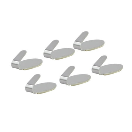 6pcs Wall Hook Home Office Bathroom Kitchen Wall Mounted stainless steel Stainless Steel Hanger Adhesive Holder
6pcs Wall Hook Home Office Bathroom Kitchen Wall Mounted stainless steel Stainless Steel Hanger Adhesive Holder