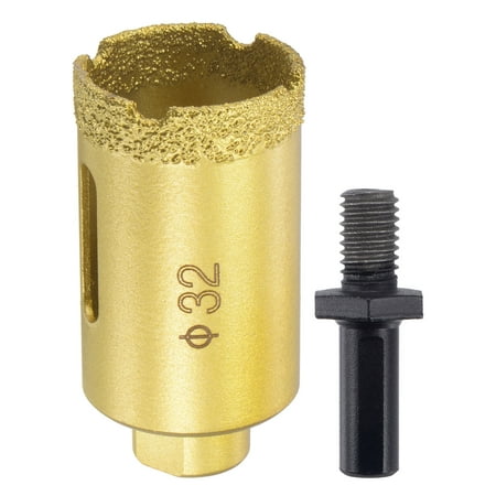 Uxcell 32mm Brazed Diamond Core Drill Bits with M10 Arbor Adapter for Tile Marble Stone
Uxcell 32mm Brazed Diamond Core Drill Bits with M10 Arbor Adapter for Tile Marble Stone