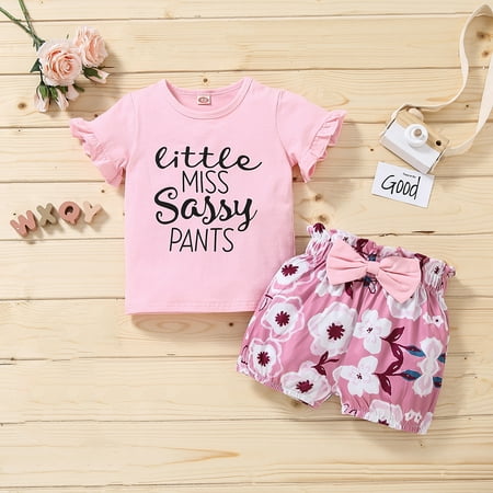 Hunpta Baby Girl Clothes Outfits CottonLetter Print Ruffled TopsCasual2PCS Set
Hunpta Baby Girl Clothes Outfits CottonLetter Print Ruffled TopsCasual2PCS Set