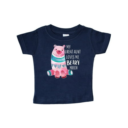 Inktastic My Great Aunt Loves Me Beary Much with Cute Bear Gift Baby Boy or Baby Girl T-Shirt
Inktastic My Great Aunt Loves Me Beary Much with Cute Bear Gift Baby Boy or Baby Girl T-Shirt