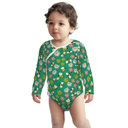 Haiem Flying Bees Printed Unisex-Baby Long Sleeve Onesies Bodysuits Unisex Babies Snap-Up Rompers-12 Months
Haiem Flying Bees Printed Unisex-Baby Long Sleeve Onesies Bodysuits Unisex Babies Snap-Up Rompers-12 Months