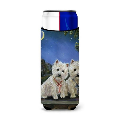 Carolines Treasures PPP3122MUK 12 oz Westie Moonlight Stroll Ultra Hugger for Slim Cans
Carolines Treasures PPP3122MUK 12 oz Westie Moonlight Stroll Ultra Hugger for Slim Cans