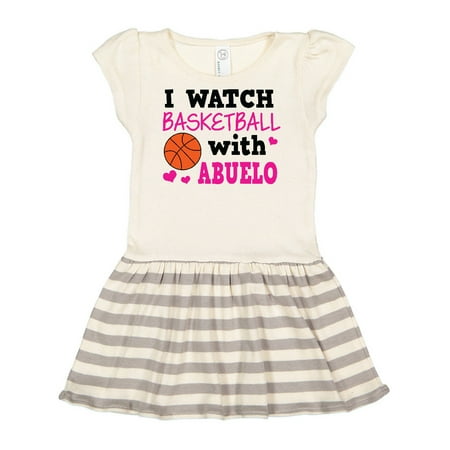 Inktastic I Watch Basketball with Abuelo Gift Toddler Girl Dress
Inktastic I Watch Basketball with Abuelo Gift Toddler Girl Dress
