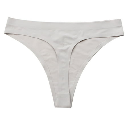 Liveday Women s Thong Breathable Hipster Panties Underwear Comfy Low Waist Panties