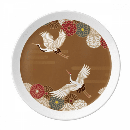Cranes Flowers Pattern Geometry Plate Decorative Porcelain Salver Tableware Dinner Dish
Cranes Flowers Pattern Geometry Plate Decorative Porcelain Salver Tableware Dinner Dish