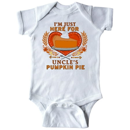 Inktastic I m Just Here for Uncle s Pumpkin Pie Gift Baby Boy or Baby Girl Bodysuit
Inktastic I m Just Here for Uncle s Pumpkin Pie Gift Baby Boy or Baby Girl Bodysuit