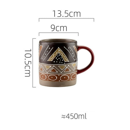 Homeex Individuality Stoneware Tableware Japanese Style Retro Plate 450ml Mug B
Homeex Individuality Stoneware Tableware Japanese Style Retro Plate 450ml Mug B