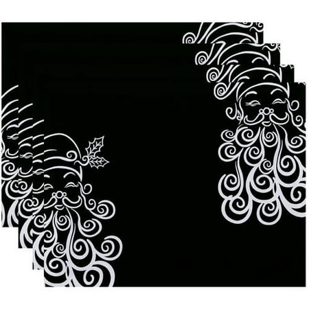 Simply Daisy 18 x 14 Santa Baby Holiday Print Placemat