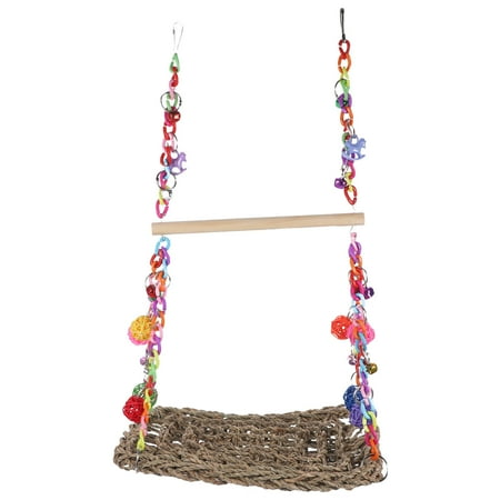 HOMEMAXS 1 Set of Bird Hammock Birdcage Bird Perch Funny Bird Swing Bird Stand for Cockatiel Bird Creations
HOMEMAXS 1 Set of Bird Hammock Birdcage Bird Perch Funny Bird Swing Bird Stand for Cockatiel Bird Creations