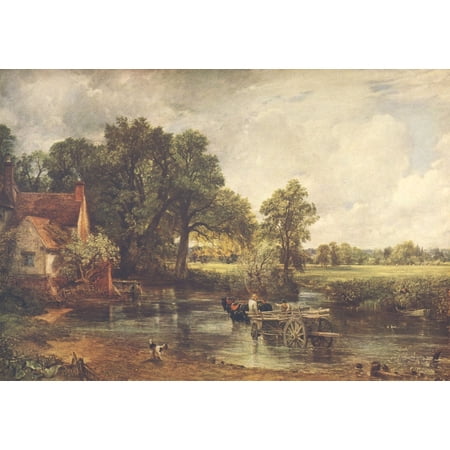 The Hay Wain The Worlds Greatest Paintings 1934 Stretched Canvas - John Constable (8 x 10)
