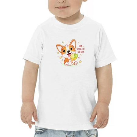 Cute Corgi Puppy W Ice Cream T-Shirt Toddler -Image by Shutterstock 2 Toddler