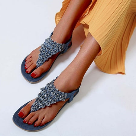 Women s Sandals Flip Flops Elastic Ankle Strap Platform Sandals Rhinestone T-Strap Thong Flip Flops Shoes Summer Ladies Shoes Open Toe Sandals
Women s Sandals Flip Flops Elastic Ankle Strap Platform Sandals Rhinestone T-Strap Thong Flip Flops Shoes Summer Ladies Shoes Open Toe Sandals