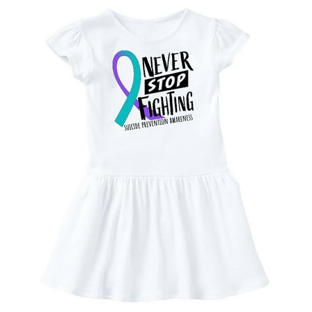 Inktastic Never Stop Fighting Suicide Prevention Awareness Ribbon Gift Toddler Girl Dress
Inktastic Never Stop Fighting Suicide Prevention Awareness Ribbon Gift Toddler Girl Dress