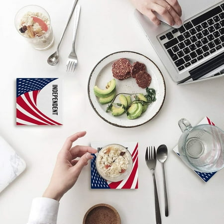 FMSHPON Independence Day American Flag Set of 4 Coaster for Drinks Absorbent Ceramic Stone Coasters Cup Mat with Cork Base for Home Kitchen Room Coffee Table Bar Decor
FMSHPON Independence Day American Flag Set of 4 Coaster for Drinks Absorbent Ceramic Stone Coasters Cup Mat with Cork Base for Home Kitchen Room Coffee Table Bar Decor