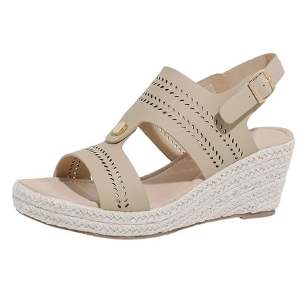 Women Sandals Summer New Pattern Fashion Open Toe Breathable Comfortable Thick Sole Wedge Non Slip Large Versatile Shoes
Women Sandals Summer New Pattern Fashion Open Toe Breathable Comfortable Thick Sole Wedge Non Slip Large Versatile Shoes