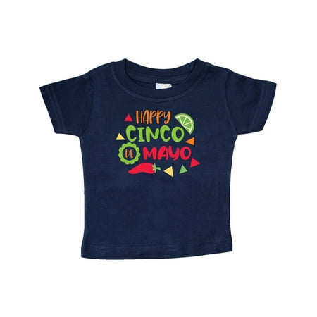 Inktastic Happy Cinco De Mayo with Lime and Red Pepper Gift Baby Boy or Baby Girl T-Shirt
Inktastic Happy Cinco De Mayo with Lime and Red Pepper Gift Baby Boy or Baby Girl T-Shirt