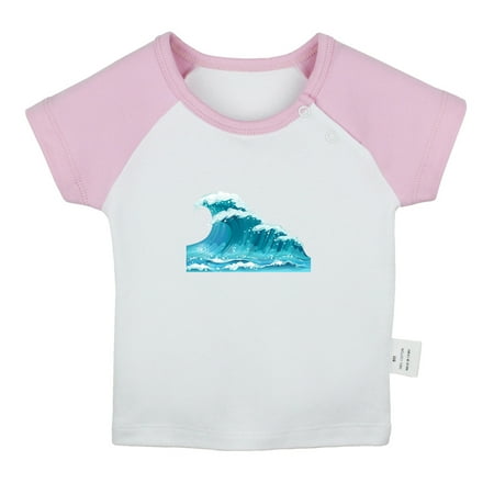 Nature Pattern Sea Wave T shirt For Baby Newborn Babies T-shirts Infant Tops 0-24M Kids Graphic Tees Clothing (Short Pink Raglan T-shirt 0-6 Months)
Nature Pattern Sea Wave T shirt For Baby Newborn Babies T-shirts Infant Tops 0-24M Kids Graphic Tees Clothing (Short Pink Raglan T-shirt 0-6 Months)