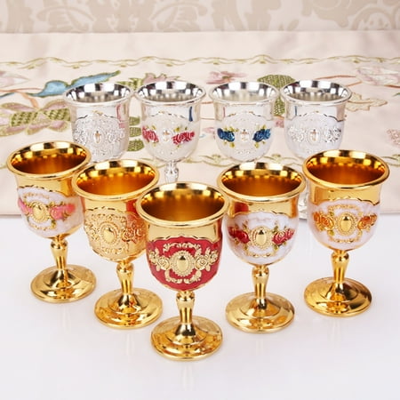 Bcloud Raised Pattern Stylish Wine Cup Decor Zinc Alloy Elegant Retro Style Wine Glass for Photography
Bcloud Raised Pattern Stylish Wine Cup Decor Zinc Alloy Elegant Retro Style Wine Glass for Photography