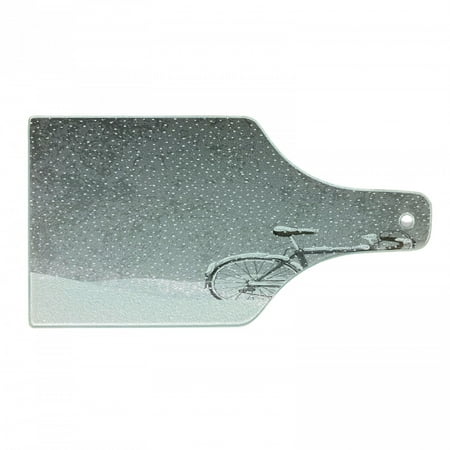 Winter Cutting Board Bicycle Covered Snow Cold Weather Seasonal Calm Scenery Christmas Inspired Decorative Tempered Glass Cutting and Serving Board Wine Bottle Shape Taupe White by Ambesonne
Winter Cutting Board Bicycle Covered Snow Cold Weather Seasonal Calm Scenery Christmas Inspired Decorative Tempered Glass Cutting and Serving Board Wine Bottle Shape Taupe White by Ambesonne