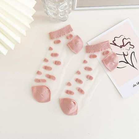 STEADY Women Breathable Stocking Fashion Floral Mesh Patchwork Summer Thin Socks Pink
STEADY Women Breathable Stocking Fashion Floral Mesh Patchwork Summer Thin Socks Pink