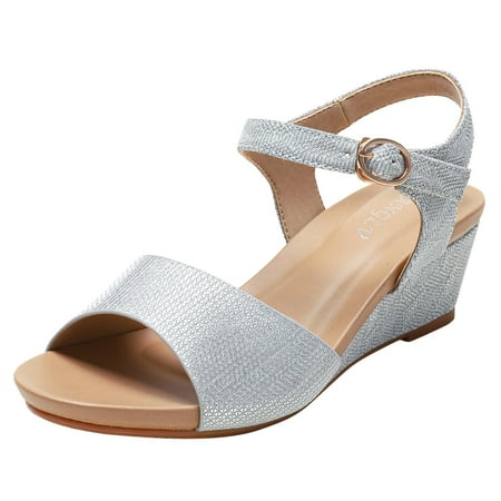 Sandals Women Wedges Shoes Buckle Casual Bohemian Sandals Beach Sandals