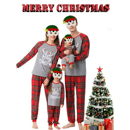 Christmas Family Matching Pajamas Sets Plaid Deer Print Sleepwear Holiday Xmas Loungewear Jammies Pjs For Adult Kids Baby
Christmas Family Matching Pajamas Sets Plaid Deer Print Sleepwear Holiday Xmas Loungewear Jammies Pjs For Adult Kids Baby