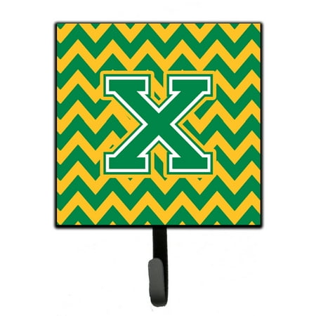 Carolines Treasures CJ1059-XSH4 Letter X Chevron Green and Gold Leash or Key Holder 7Hx4.25W multicolor
Carolines Treasures CJ1059-XSH4 Letter X Chevron Green and Gold Leash or Key Holder 7Hx4.25W multicolor
