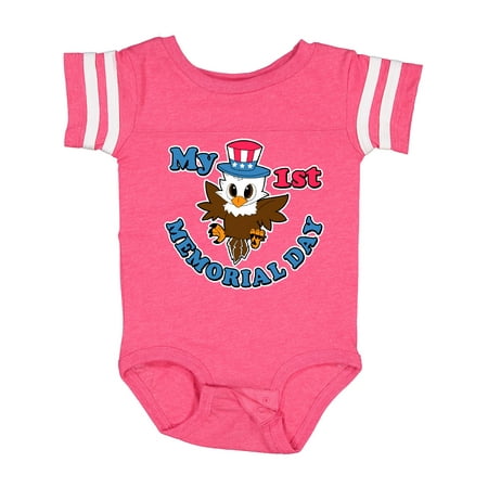 Inktastic My 1st Memorial Day with Baby Eagle Wearing Patriotic Hat Gift Baby Boy or Baby Girl Bodysuit
Inktastic My 1st Memorial Day with Baby Eagle Wearing Patriotic Hat Gift Baby Boy or Baby Girl Bodysuit