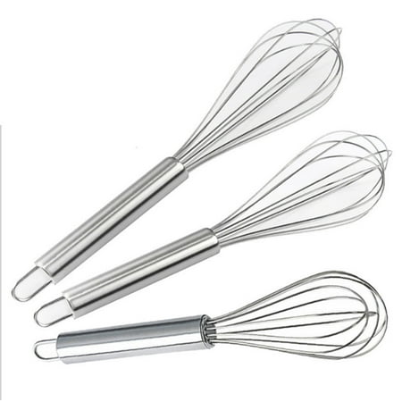 3-Pack 8.10.12 inch Combo Set Stainless Steel Manual Egg Beater Kitchen Mixer Cake Tool
3-Pack 8.10.12 inch Combo Set Stainless Steel Manual Egg Beater Kitchen Mixer Cake Tool