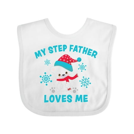 Inktastic Polar Bear My Step Father Loves Me in Santa Hat Gift Baby Boy or Baby Girl Bib
Inktastic Polar Bear My Step Father Loves Me in Santa Hat Gift Baby Boy or Baby Girl Bib