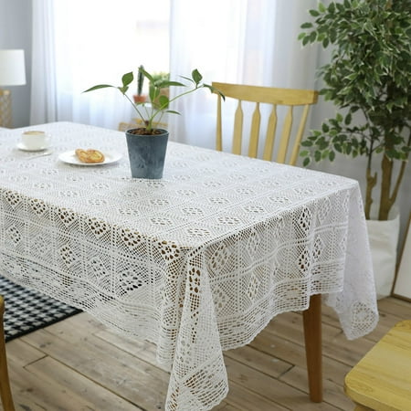 Crochet Tablecloth Cotton Lace Crochet Dining Table Cover Wedding Table Cloth for Tableware New
Crochet Tablecloth Cotton Lace Crochet Dining Table Cover Wedding Table Cloth for Tableware New