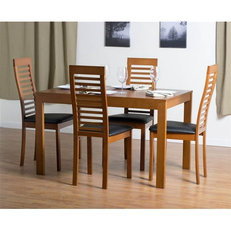 Westport Dining Table Set with Denver Dining Chairs in Cherry