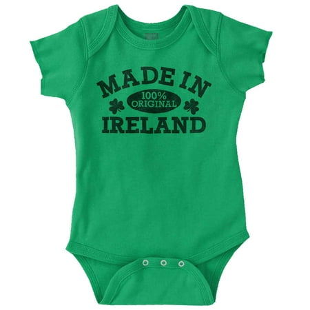 Made in Ireland Irish Pride St Pattys Romper Boys or Girls Infant Baby Brisco Brands 18M
Made in Ireland Irish Pride St Pattys Romper Boys or Girls Infant Baby Brisco Brands 18M