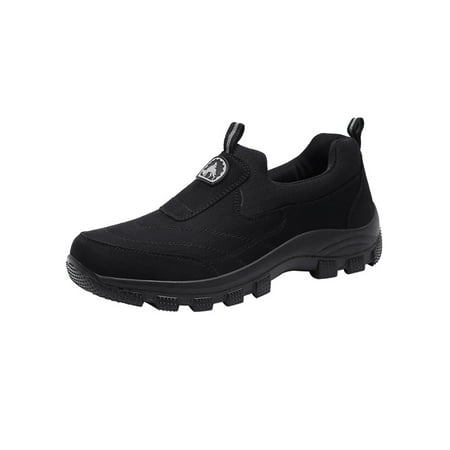 Lacyhop Men s Sneakers Breathable Walking Shoes Sport Hiking Shoe Camping Low Top Trekking Sneaker Non-Slip Slip On Black 7
Lacyhop Men s Sneakers Breathable Walking Shoes Sport Hiking Shoe Camping Low Top Trekking Sneaker Non-Slip Slip On Black 7